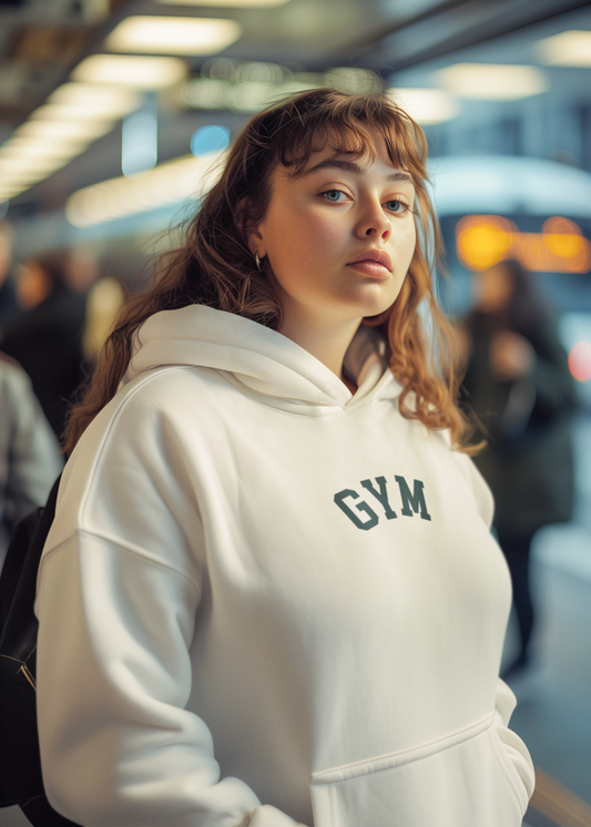 “GYM” Hoodie— Effort Optional Varsity Collection
