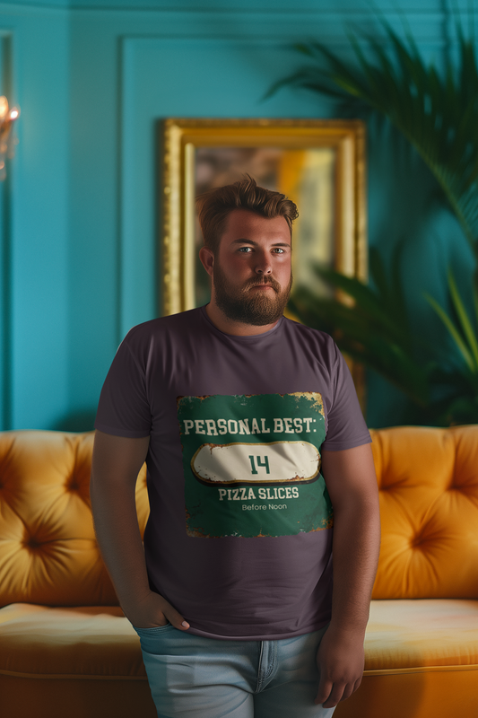 "Personal Best Pizza" Tee | Effort Optional Hall of Fame Collection
