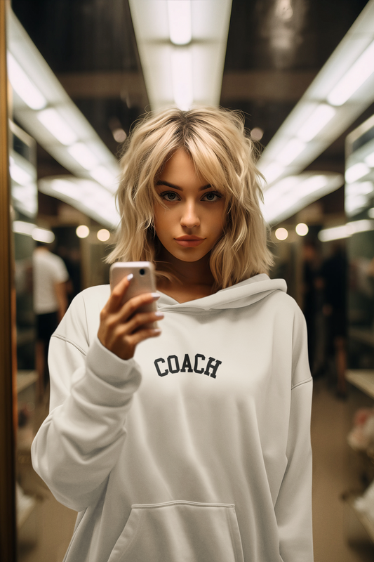 “COACH” hoodie | Effort Optional Varsity Collection