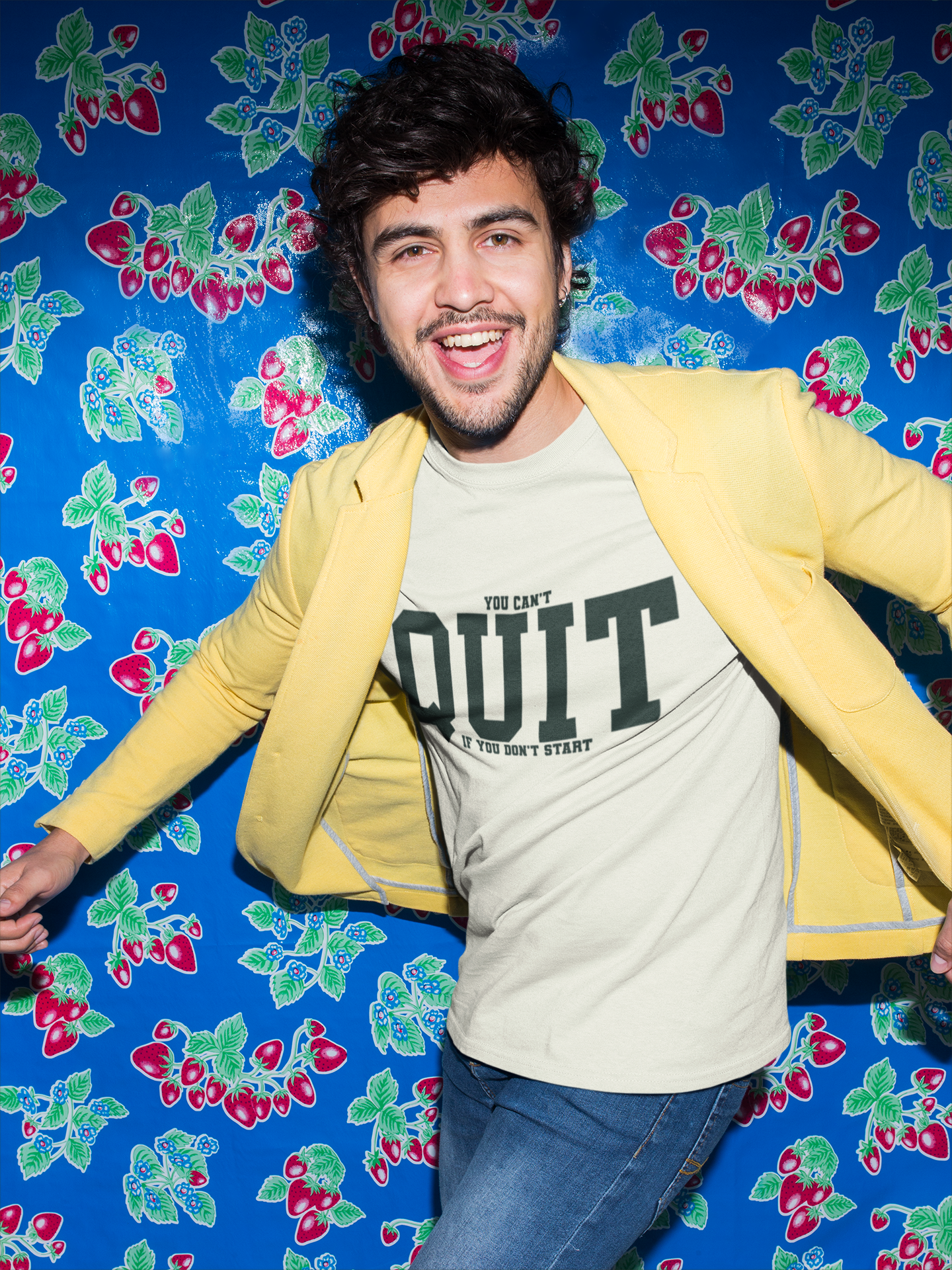 "You Can't Quit" - Tee | Effort Optional Bad Attitude Collection.