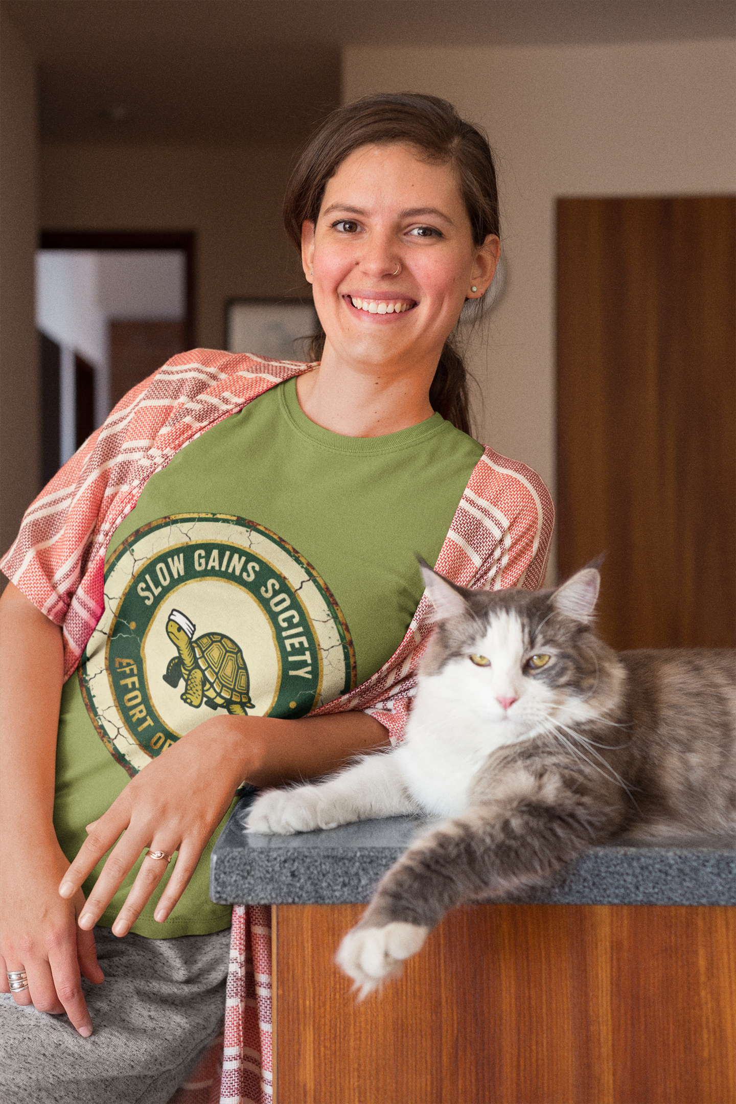 "Slow Gains Society" Tee | Effort Optional Watch Party Collection