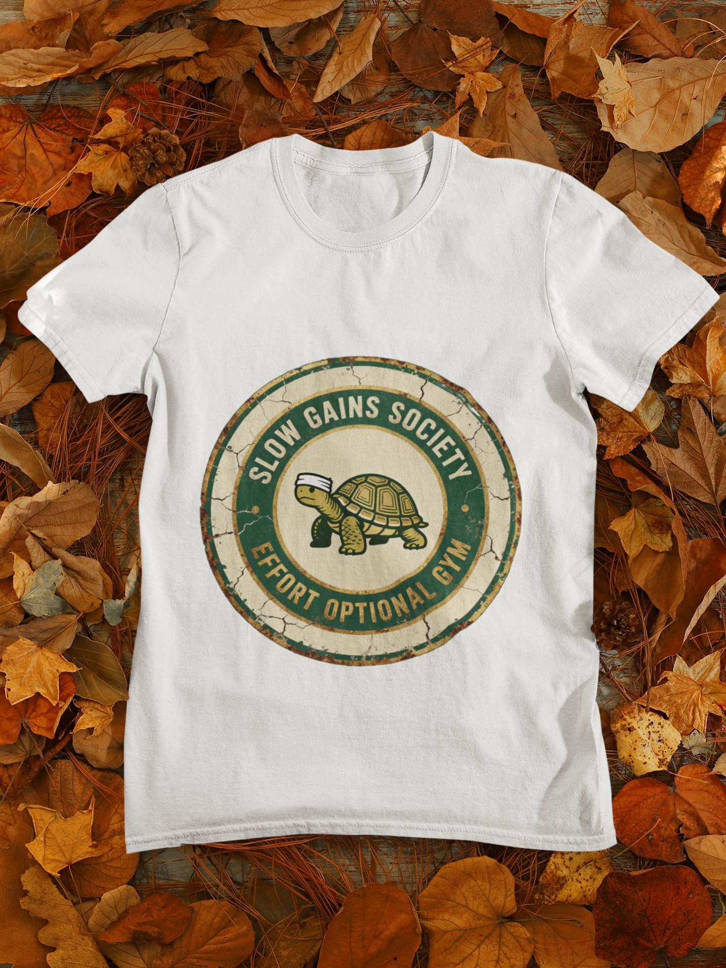 "Slow Gains Society" Tee | Effort Optional Watch Party Collection