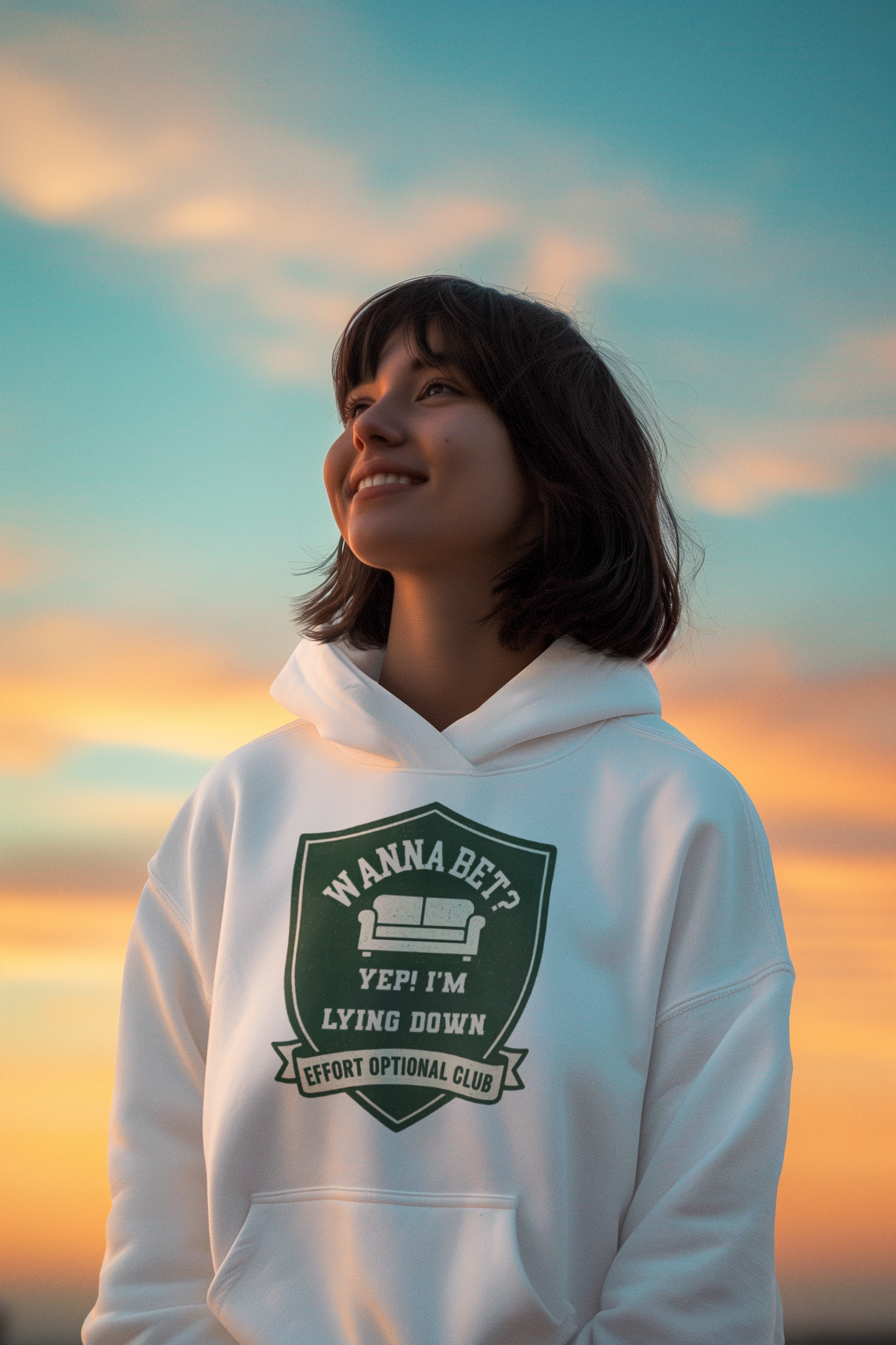 "Wanna Bet" Hoodie | Effort Optional Bad Attitude Collection