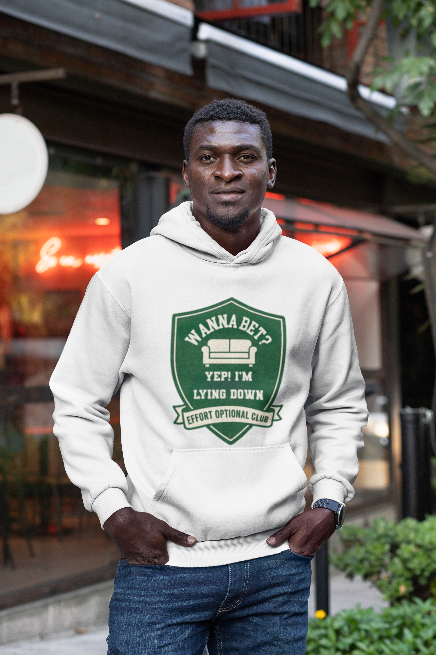 "Wanna Bet" Hoodie | Effort Optional Bad Attitude Collection