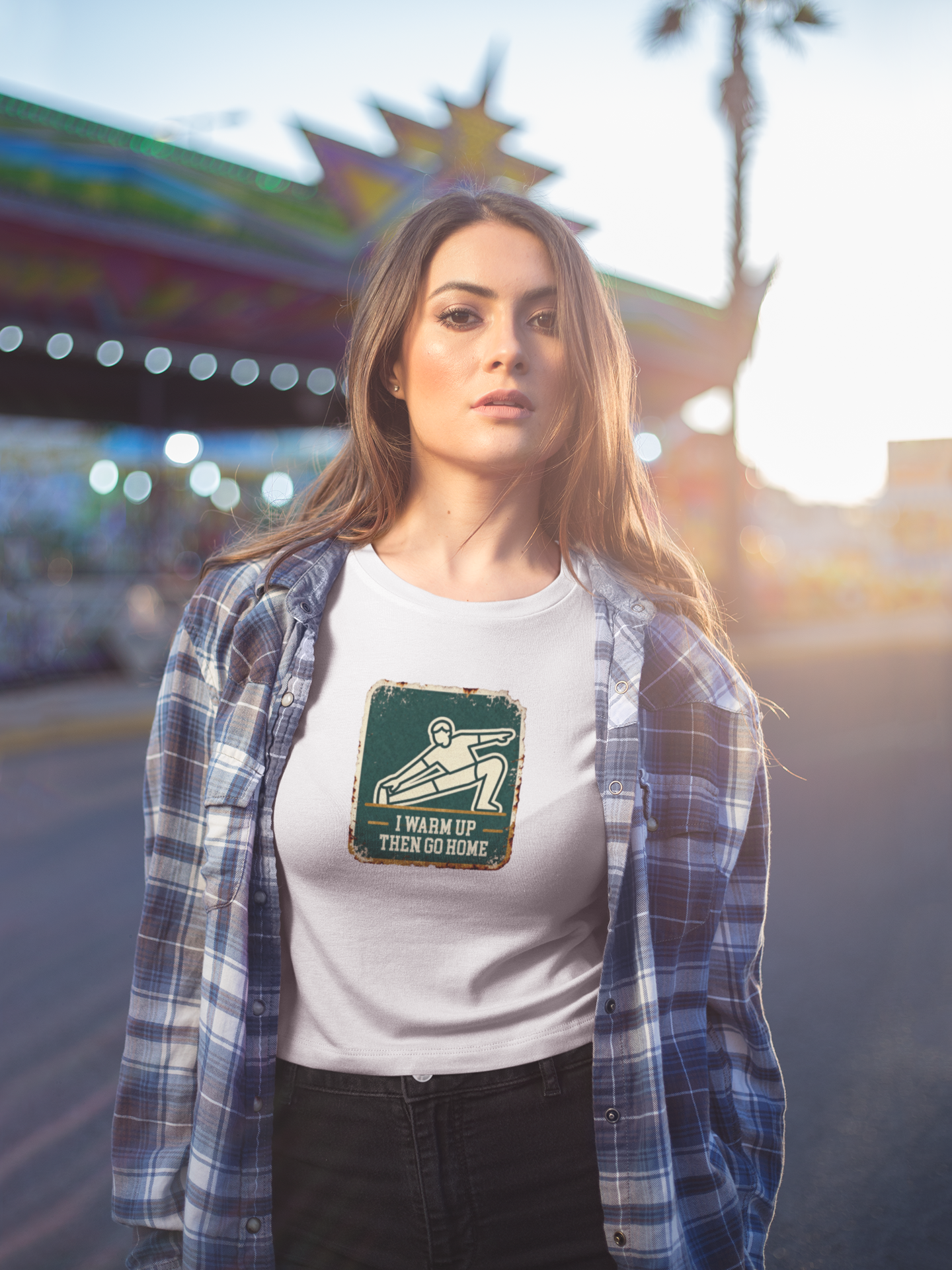 "Warm Up Then Go Home" Tee | Effort Optional Bad Attitude Collection